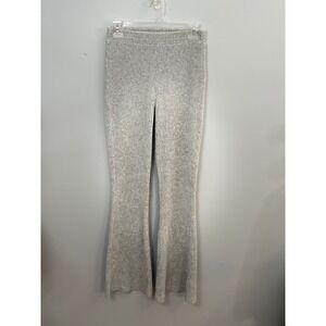 Aerie Gray Knit Flare Leggings